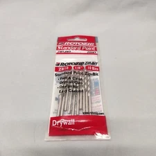 10 NEW ROTOZIP ZB10 BITs 1/8" drywall 