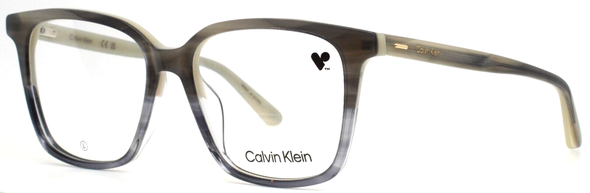 Calvin Klein Ck22540 023 Striped Grey Brown Authentic Eyeglasses 53-16-140 CALVIN KLEIN CK22540 023 Striped Grey Unisex Eyeglasses 53  main image 4