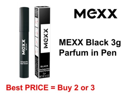 MEXX Parfum in Pen Bag-version  BLACK Perfume Pen 3g for Her Frau