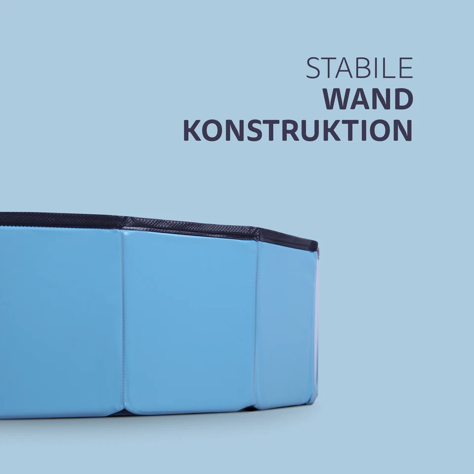 Hundebecken Planschbecken Faltbar Pools Hundepool Swimmingpool Hundebad Tierpool - Bild 2 von 4