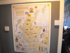 5  large Scottish historical posters