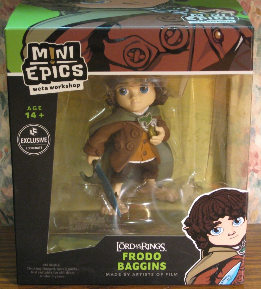Lord of the Rings Frodo Baggins Mini Epics Collector Figure - Weta