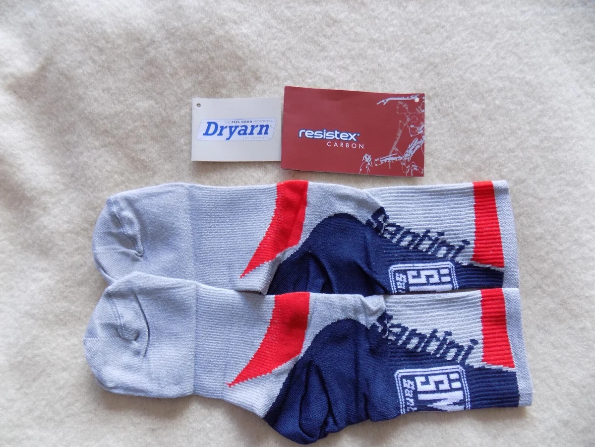 Chaussettes De Cyclisme Santini 365 Calzini Alti, Unisexe, Taille XL/XXL, Lot D'une Paire Noire