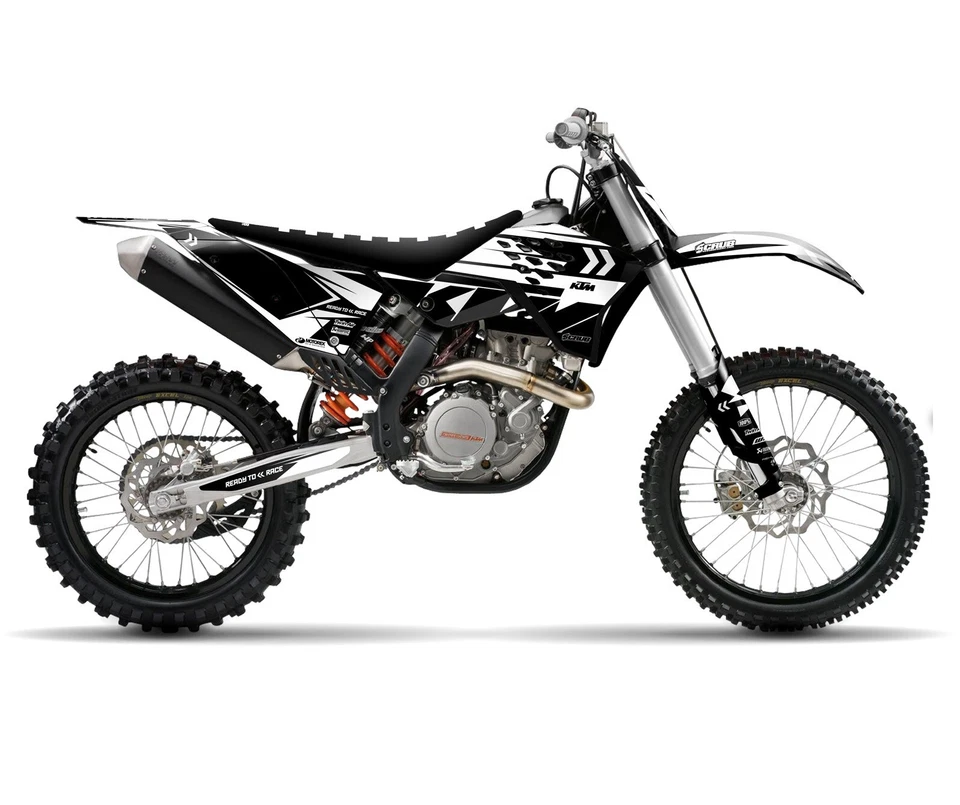 KTM Dekor EXC 125 200 250 300 400 450 530R 2008 2009 2010 2011 Aufkleber SCRUB - Bild 2 von 4