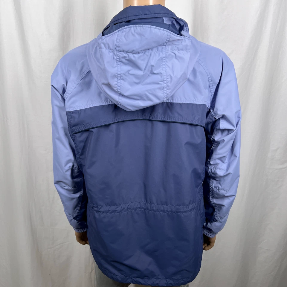 Vintage Columbia Women XL Blue Interchange Hooded Weather-Resistant Shell Jacket - Image 4 of 4