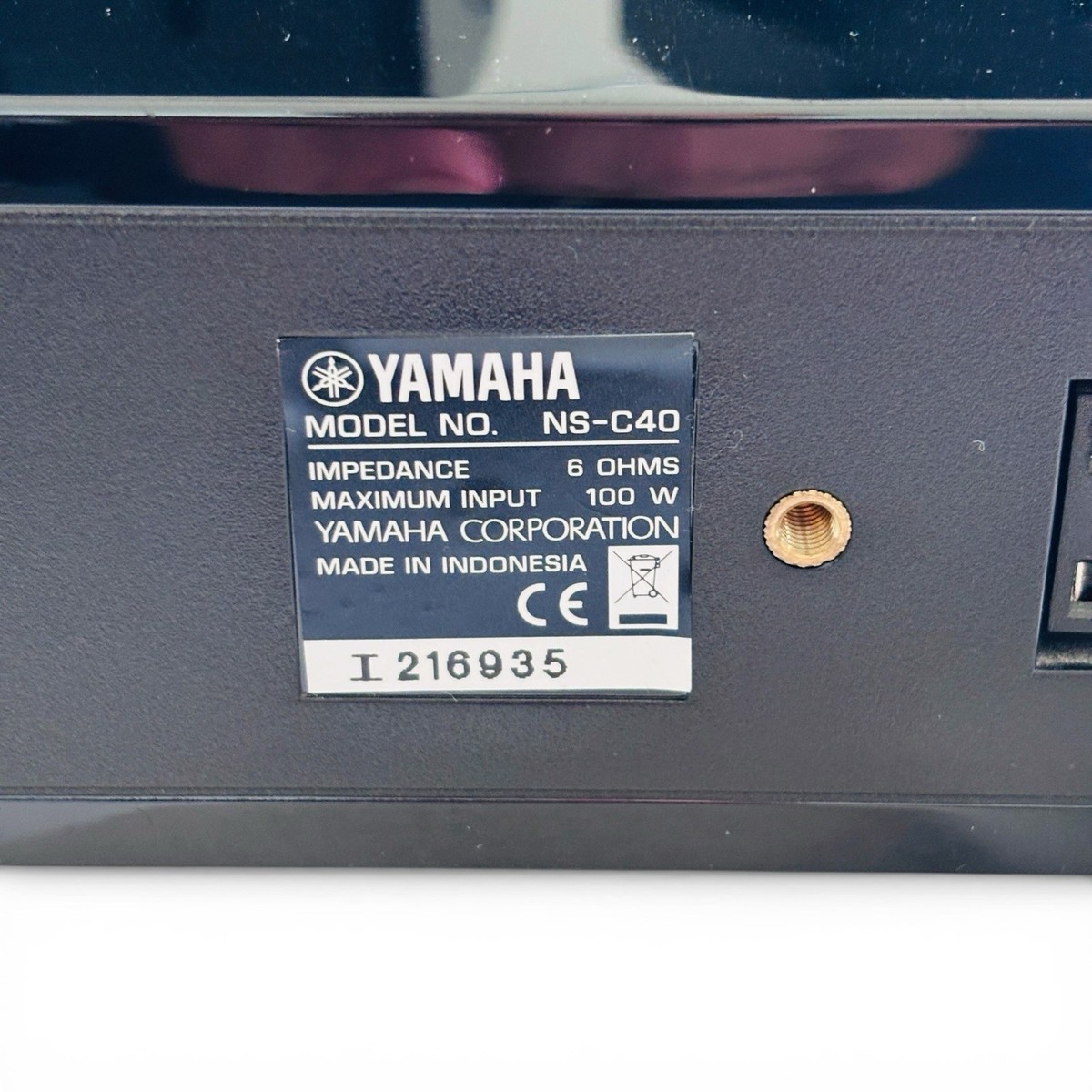 Yamaha NS-C40 Center & (4) NS-B40 Satellite Speaker Set Gloss