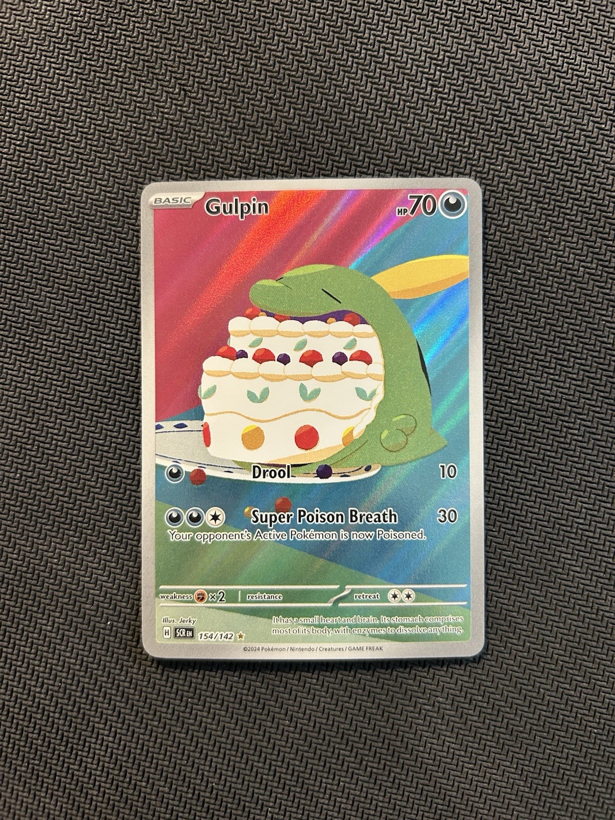 Pokemon TCG Gulpin 154/142! NM Condition! See Description!