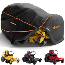 Zero Turn Lawn Mower Cover (800D)- Tractor Cover Fits Decks up to 54" Heavy D...