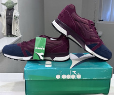 Corsair Diadora N9000 doble ladrillo violeta/azul C5925 para hombre talla 10,5 venta al por menor $139