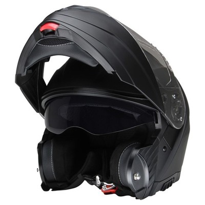 Flip Up Full Face Motorcycle Helmet Helmet CMX Vader Matt Black XXL