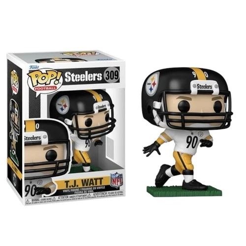 Funko Pop! NFL Pittsburgh Steelers: T.J. Watt Vinyl Figure #309 IN HAND