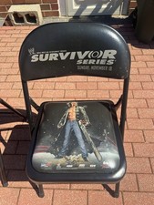 WWE 2007  Survivor Series Ringside Event Chair Ft Edge. Batista vs. Undertaker
