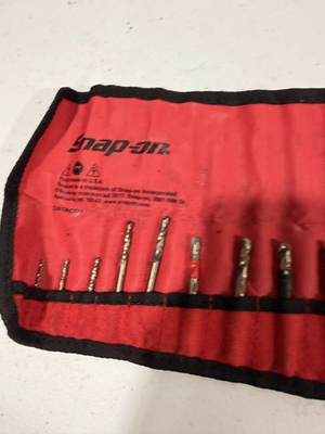 #ad #ad Snap on 11 pc Cobalt Short Length Drill Bit Set DBTRCS11 3D $99.99