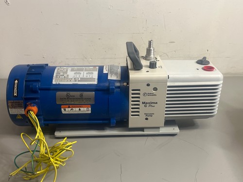Fisher Scientific Maxima C Plus M8C Dual Stage Rotary Vane Vacuum Pump 1/2 HP