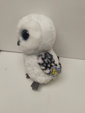 Ty Beanie Boos Spells the Owl New 6" 15cm Rare Purple Tag 1st Gen. New MWMT