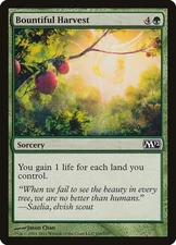 [4x] Bountiful Harvest M12 LP MTG