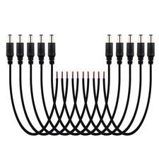 SIM&NAT Male DC 2.1mm x 20 inches, 10 Pigtail Wire( 20inch/50cm )