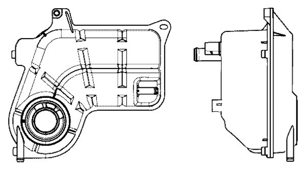 1X Mahle Crt 26 000S AusgleichsbehäLter KüHlmittel FüR Audi-image