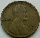 US 1910-S Lincoln Wheat Cent  **