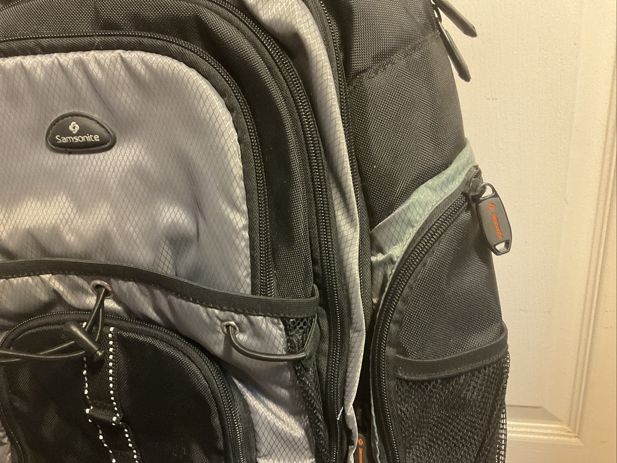 Samsonite Backpack Travel Bag Laptop Multi Pockets Gray Black One Size Detour Travel Backpack | Durable Travel Backpack | Samsonite main image 2