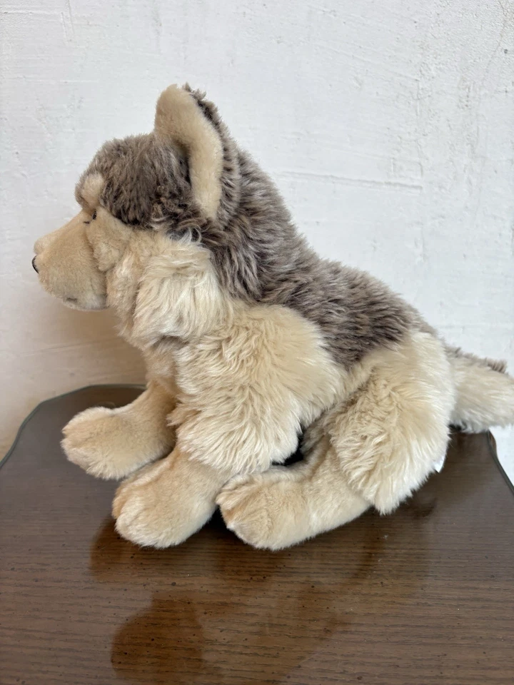 RARO Ganz Webkinz Firma Madera Lobo Husky Peluche Animal WKS1008 AB Foto 4 de 4