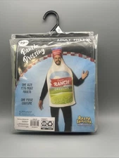 Rasta Imposta Adult Ranch Dressing Bottle Costume - One Size Fits Most - White