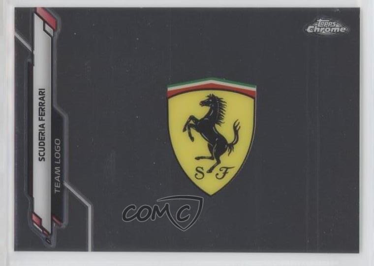 2020 Topps Chrome Formula 1 Team Logos Scuderia Ferrari #113 g1z