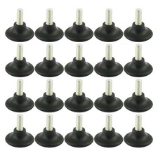 20Pcs 38mm Base M8x20mm Thread Table Desk Chair Adjustable Foot Feet