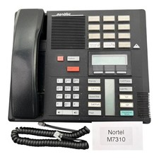 Nortel Norstar M7310 Black Corded Telephone Speakerphone Office Desk Phone