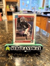 2021 Panini Clearly Donruss Rated Rookie Kyle Pitts #61 (RC) Falcons SSP