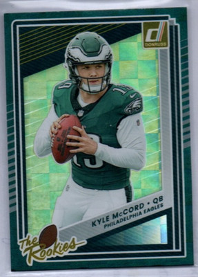 2025 Panini Donruss Kyle McCord ''The Rookies'' Card #23 RC - Philadelphia Eagles