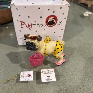 Figurine Westland Pugnacious Carlin Dog - Représentation De Chien Carlin - Occasion
