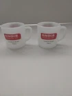 Vtg Andis Precision Built Barber Shop Tools 1963 Christmas Promotional Mugs (2)