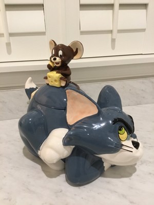 Tom and Jerry Cookie Jar Vintage 1997 Warner Bros Boomerang Cartoon Network EUC