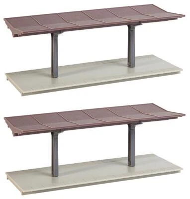 FALLER 131366 Scala HO Hobby - Due pensiline coperte per stazione