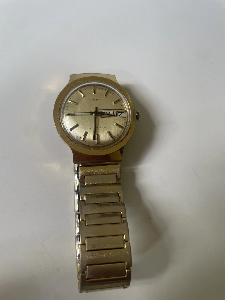 Timex watch golden colour sale