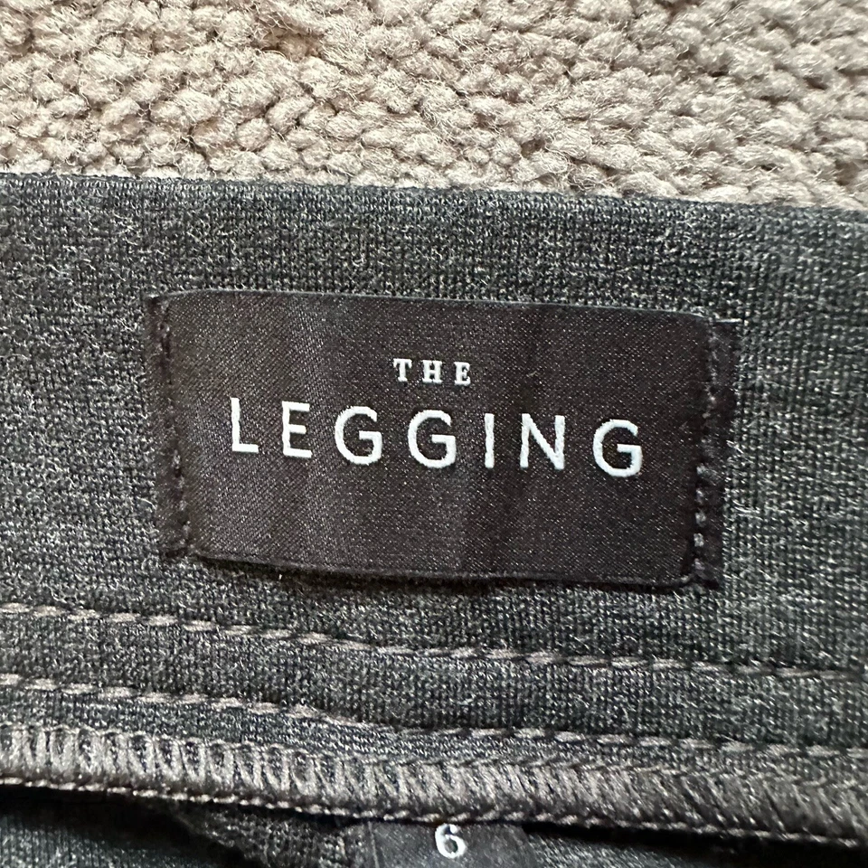 White House Black Market 女式 6 码灰色打底裤侧拉链 — 第 3/4 张图片