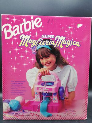 ♥ BARBIE Super MAGLIERIA MAGICA KNITTTING MACHINE MATTEL VINTAGE