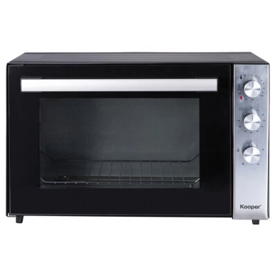 Forno Elettrico Fornetto Ventilato 70 Litri Potenza 2500W Nero 9313659 Kooper