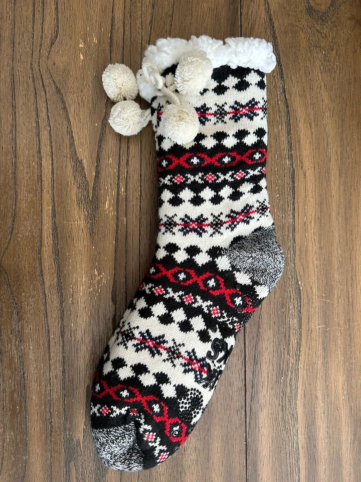 Calcetines de cabina Muk Luks para mujer multicolor estampado nórdico zapato talla L/XL (8-10_ Foto 2 de 3