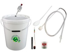 Kit Attrezzatura Avviamento Birra Casa per Birra, Sidro o Vino - incl Idrometro