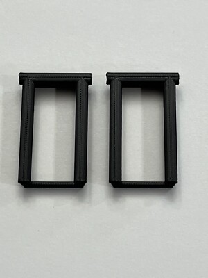 Custom HO Tube diaphragms fit Walthers Passenger Cars - 1 pair (updated pics)