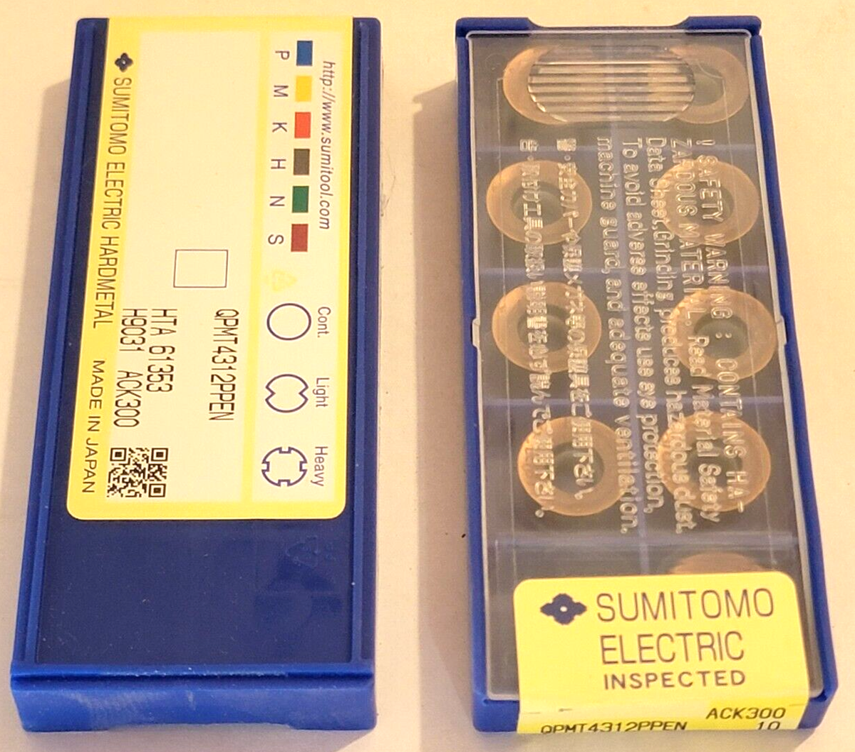 QPMT 4312PPEN ACK300 SUMITOMO *** 10 INSERTS *** GENUINE | eBay