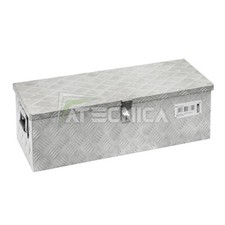 Baule in alluminio portautensili Fervi 0382/03 cassa per attrezzi media 124cm