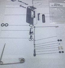 Service / Repair KIT for 2 Vintage dunhill Rollagas lighters, (+1 #31 Spring)