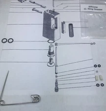 Service / Repair KIT for 2 Vintage dunhill Rollagas lighters, (+1 #31 Spring)