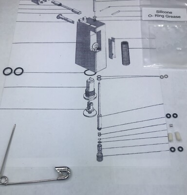 Service / Repair KIT for 2 Vintage dunhill Rollagas lighters, (+1 #31 Spring)