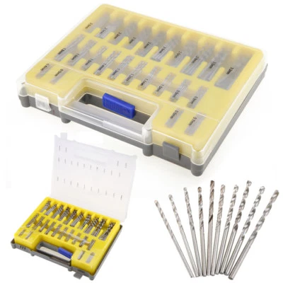 150 tlg Bohrer Set Metallbohrer HSS Stahlbohrer Holzspiralbohrer Satz 0.4-3.2mm - Bild 1 von 4