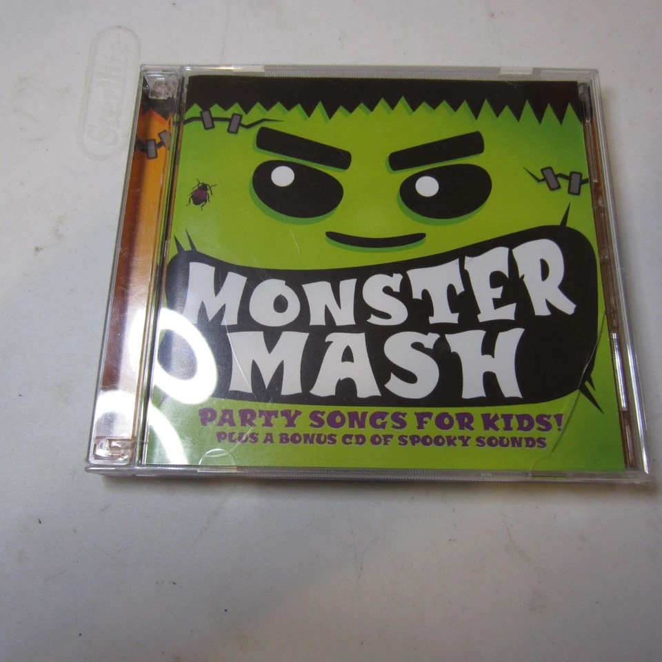 Monster Mash   Party Songs For Kids Plus Bonus Cd Of Spooky Sounds -Fast Ship Foto 2 de 2