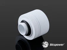 Bitspower G1/4" 1/2" ID, OD 3/4" OD Fitting, CC5U, White